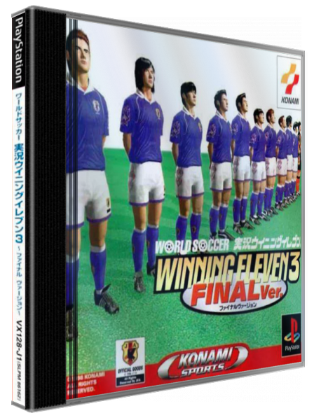 World Soccer Jikkyou Winning Eleven 3 - Final Ver. — box-3D (JP)