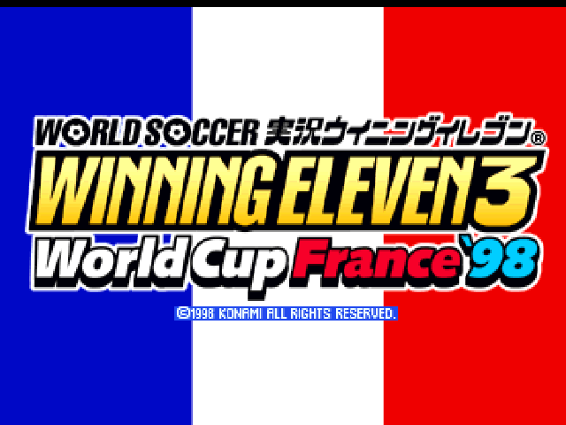 World Soccer Jikkyou Winning Eleven 3 - World Cup France '98 — sstitle (JP)