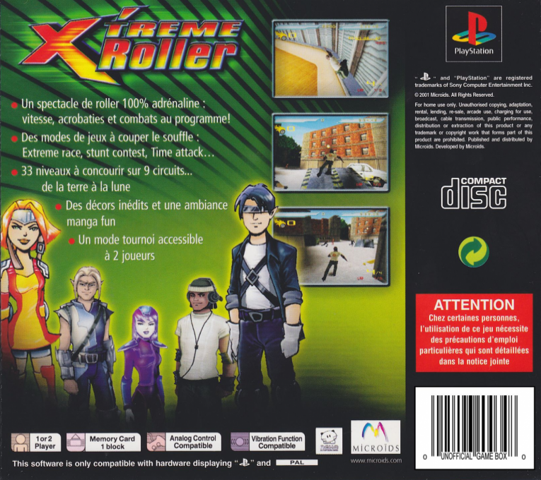 X'treme Roller — box-2D-back (EU)
