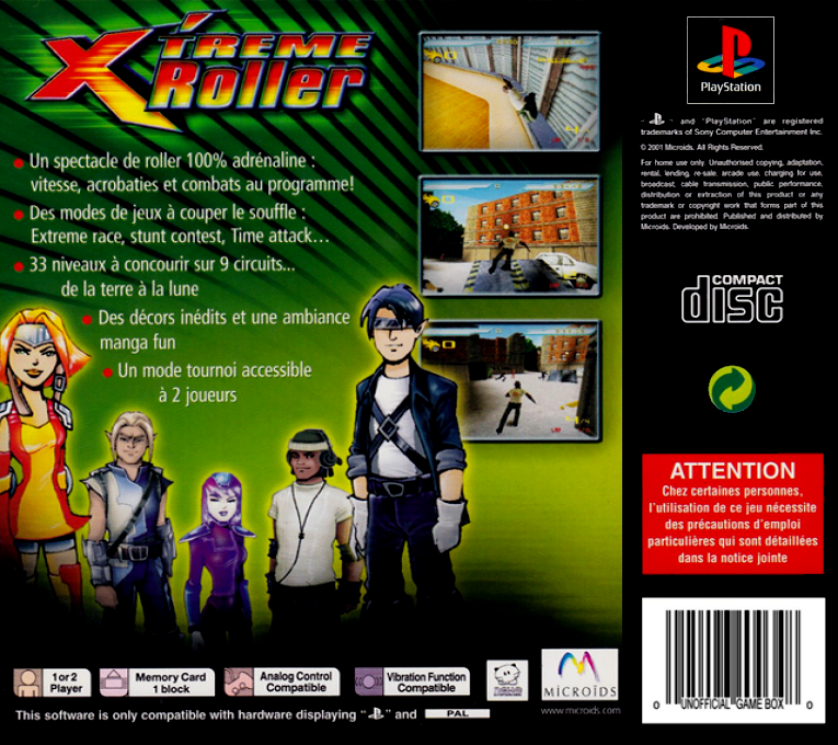 X'treme Roller — box-2D-back (FR)