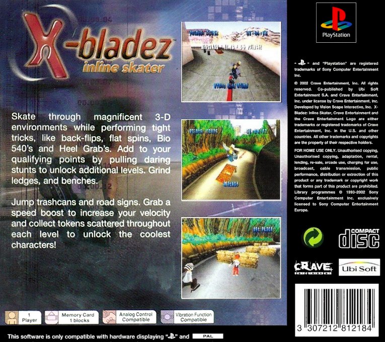 X-bladez - Inline Skater — box-2D-back (EU)