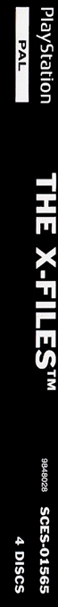 X-files Game, The — box-2D-side (FR)
