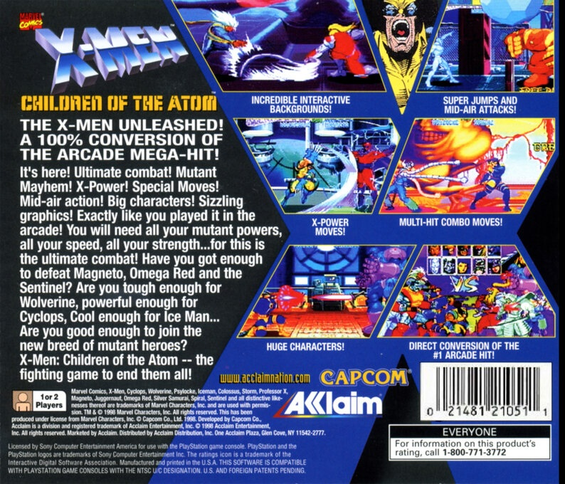 X-men - Children Of The Atom — box-2D-back (US)