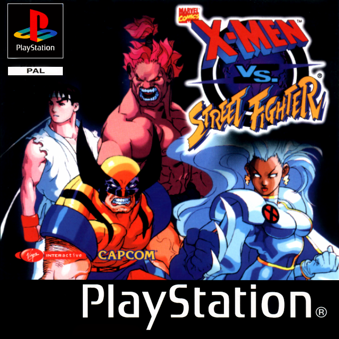 X-men Vs Street Fighter — box-2D (FR)