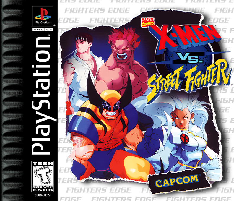 X-men Vs Street Fighter box art