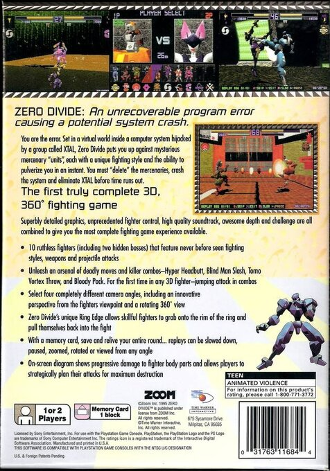 Zero Divide — box-2D-back (AME)