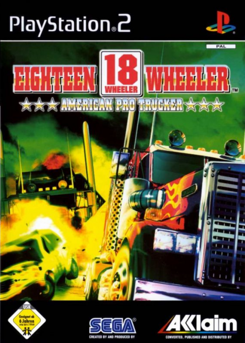 18 Wheeler American Pro Trucker — box-2D (DE)