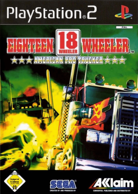 18 Wheeler American Pro Trucker — box-2D (SP)