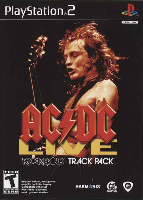 Ac/dc Live - Rock Band Track Pack box art