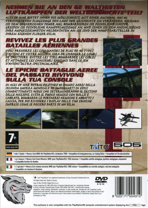 Aces Of War — box-2D-back (EU)