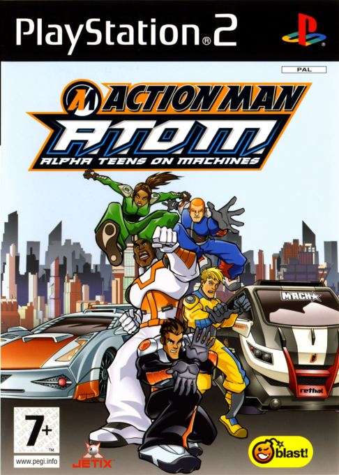 Action Man A.t.o.m. - Alpha Teens On Machines — box-2D (SP)