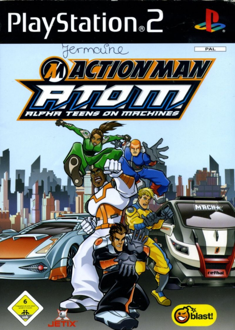 Action Man A.t.o.m. - Alpha Teens On Machines — box-2D (DE)