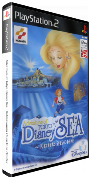 Adventure Of Tokyo Disney Sea - Ushinawareta Houseki No Himitsu — box-3D (JP)