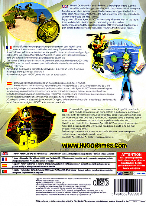 Agent Hugo - Lemoon Twist — box-2D-back (EU)