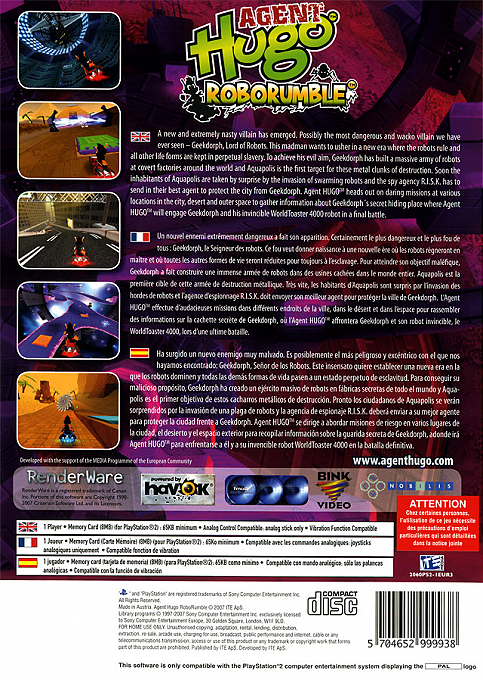 Agent Hugo - Roborumble — box-2D-back (EU)