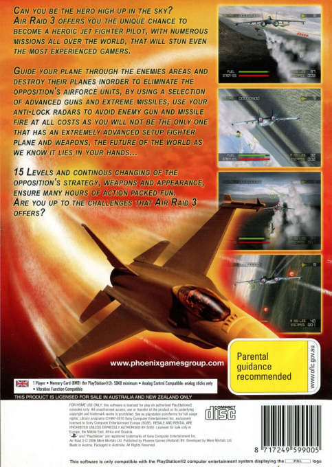Air Raid 3 — box-2D-back (AU)