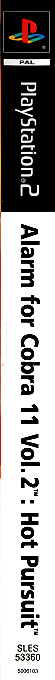 Alarm For Cobra 11 - Hot Pursuit — box-2D-side (FR)