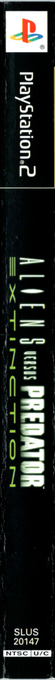Aliens Versus Predator - Extinction — box-2D-side (US)