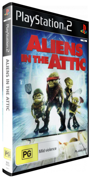 Aliens In The Attic — box-3D (EU)