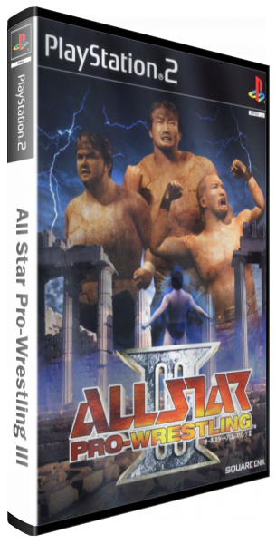 All Star Pro-Wrestling III — box-3D (JP)