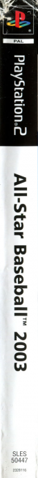 All-Star Baseball 2003 — box-2D-side (EU)