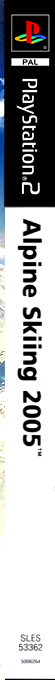Alpine Skiing 2005 — box-2D-side (FR)