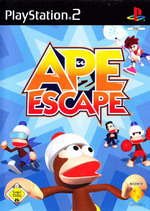 Ape Escape 2 — box-2D (DE)