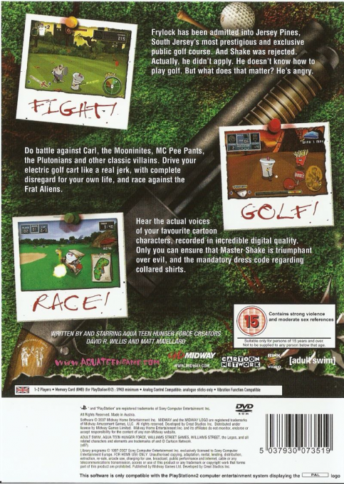 Aqua Teen Hunger Force Zombie Ninja Pro-am — box-2D-back (EU)