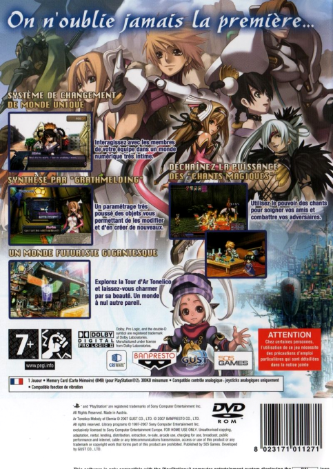 Ar Tonelico - Melody Of Elemia — box-2D-back (FR)