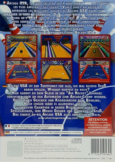 Arcade Usa — box-2D-back (EU)