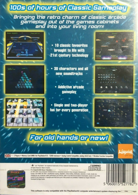 Arcade, The — box-2D-back (EU)