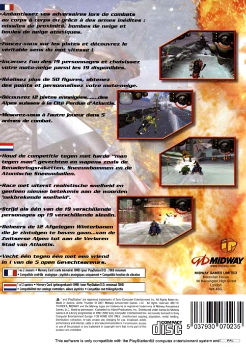 Arctic Thunder — box-2D-back (EU)