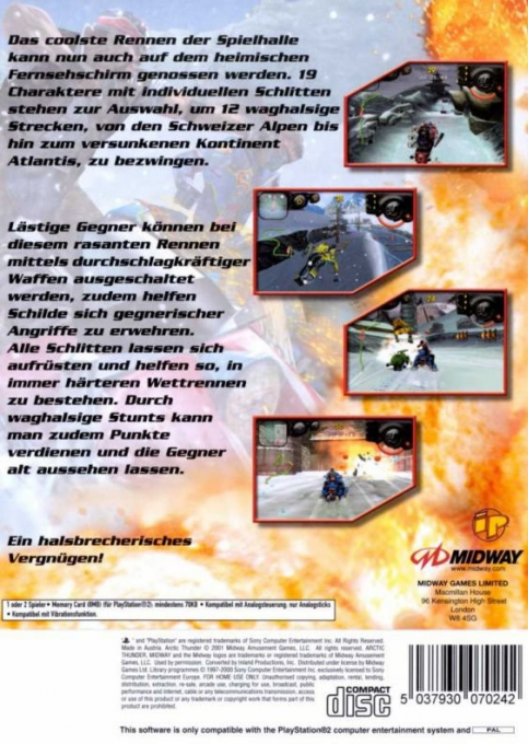Arctic Thunder — box-2D-back (DE)