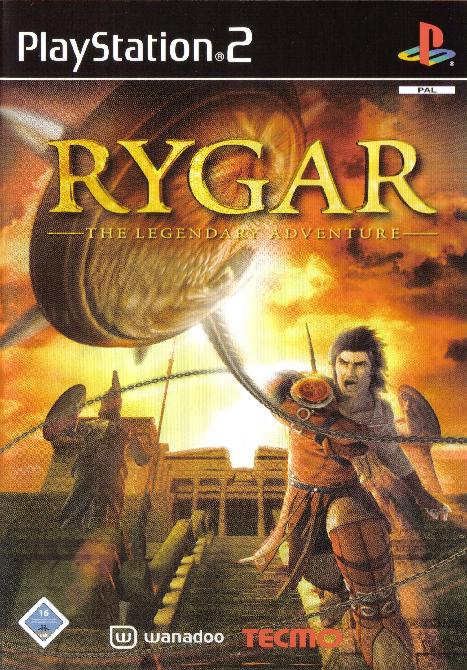 Rygar - The Legendary Adventure — box-2D (DE)