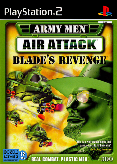 Army Men - Air Attack - Blade's Revenge — box-2D (FR)