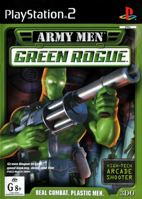 Army Men - Green Rogue — box-2D (AU)