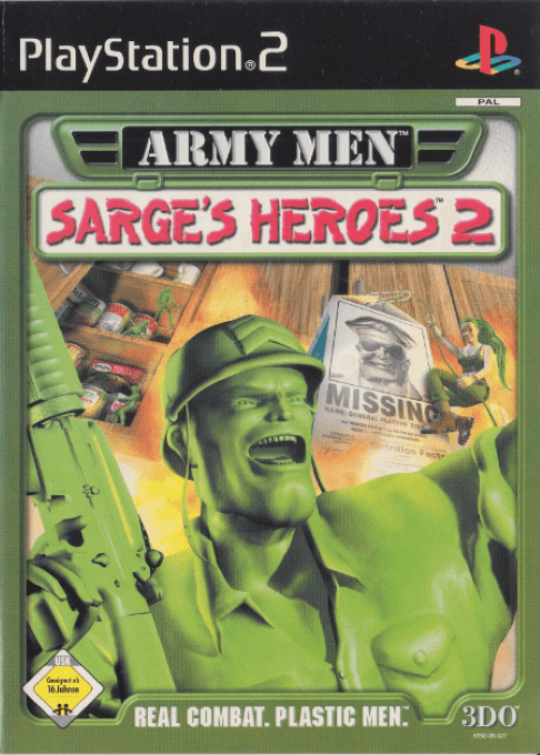Army Men - Sarge's Heroes 2 — box-2D (DE)