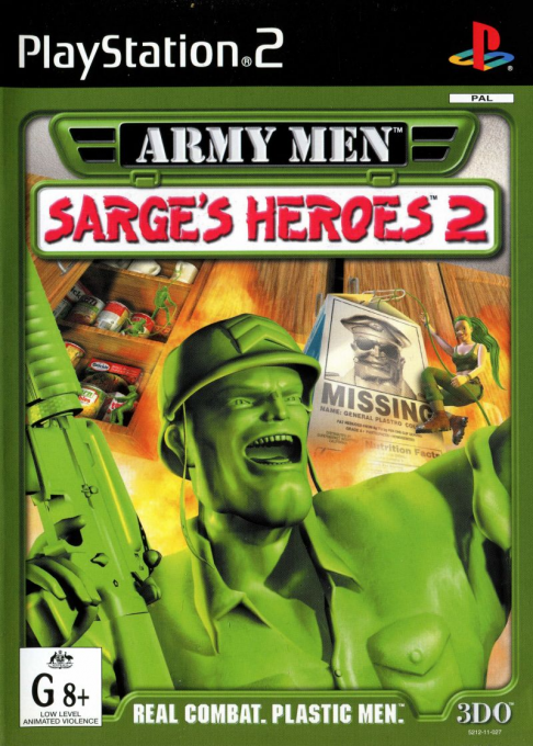 Army Men - Sarge's Heroes 2 — box-2D (AU)