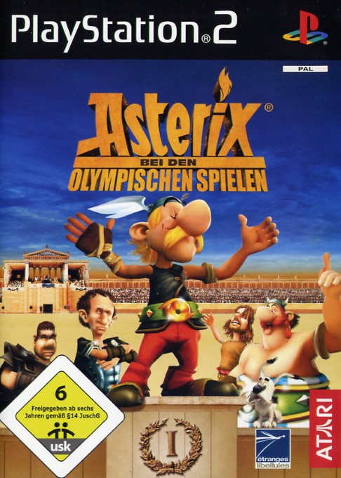 Astérix at the Olympic Games — box-2D (DE)