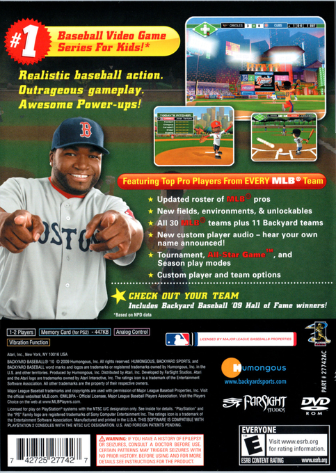 Backyard Baseball '10 — box-2D-back (US)