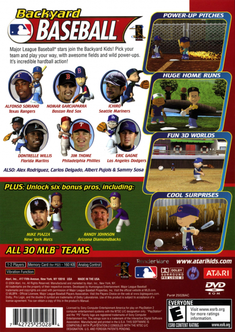 Backyard Baseball — box-2D-back (US)