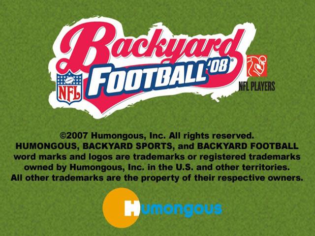 Backyard Football '08 — sstitle (US)