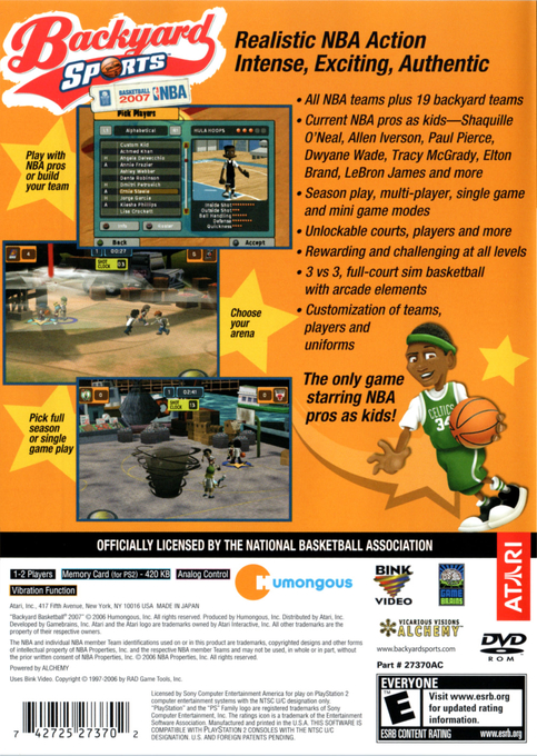 Backyard Basketball 2007 — box-2D-back (US)