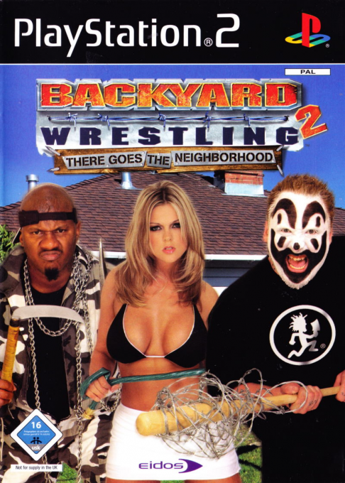 Backyard Wrestling 2 - There Goes The Neighborhood — box-2D (DE)