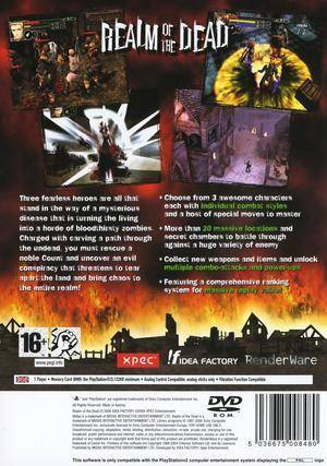 Realm Of The Dead — box-2D-back (EU)