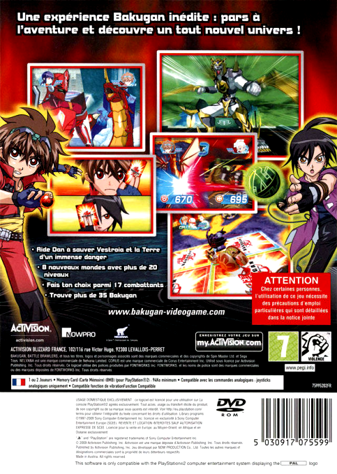 Bakugan - Battle Brawlers — box-2D-back (FR)