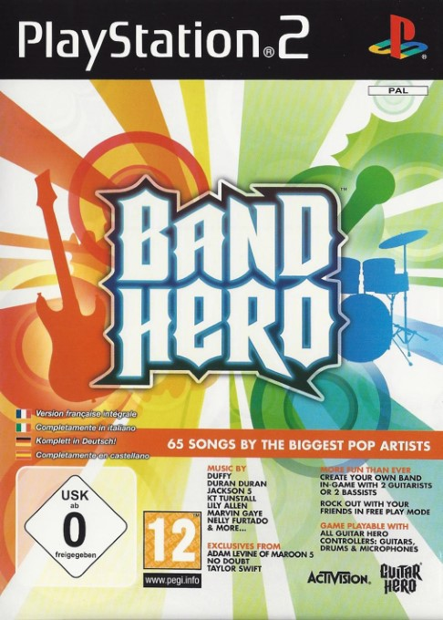 Band Hero — box-2D (DE)