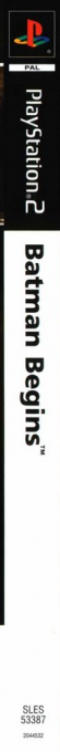 Batman Begins — box-2D-side (DE)