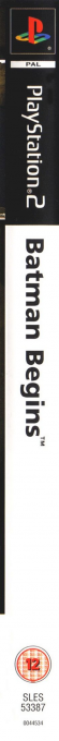 Batman Begins — box-2D-side (EU)