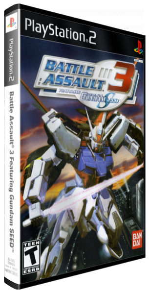 Battle Assault 3 Featuring Gundam Seed — box-3D (US)